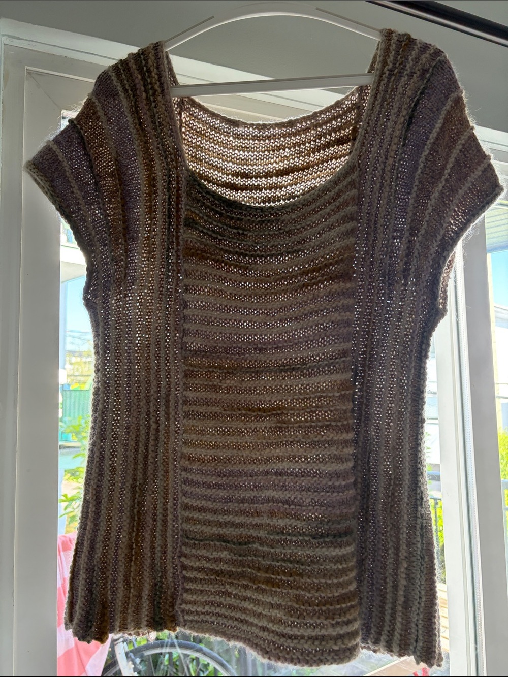 Handmade knit top